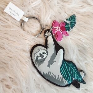 BNWT Vera Bradley Sloth Bag Charm in Hanging Around